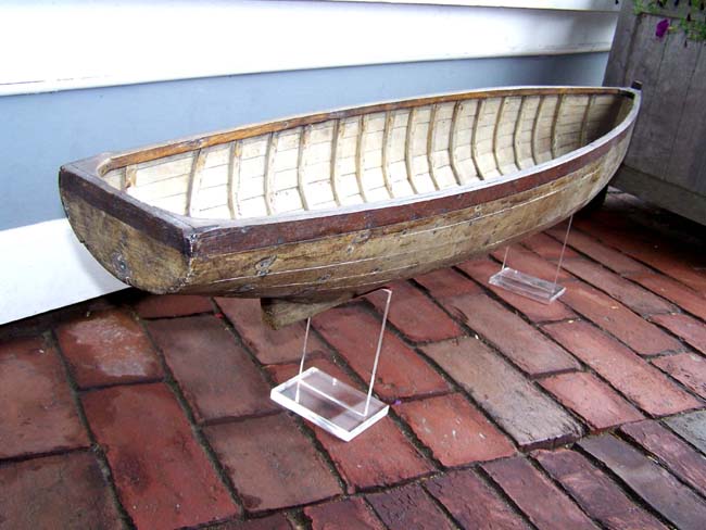 A Wonderful Folk Art Model of a Long Boat or Dory with Original Surface circa 1865-1875 — image 4